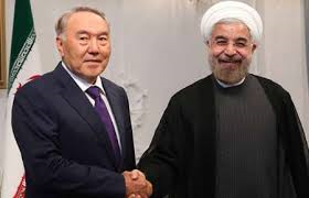 آغاز مذاکرات روسای جمهوری ایران و قزاقستان