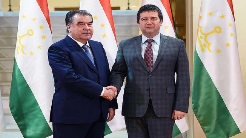 دیدار رئیس جمهوری تاجیکستان با رئیس پارلمان جمهوری چک