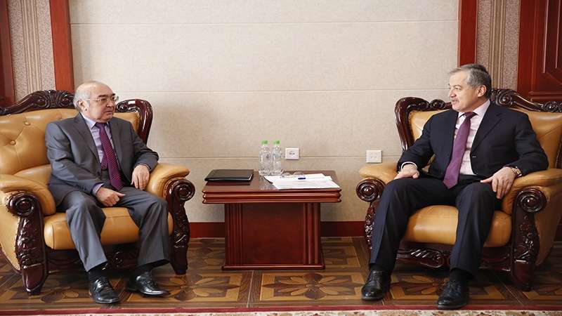 دیدار وزیر امور خارجه تاجیکستان با سفیر ازبکستان در دوشنبه