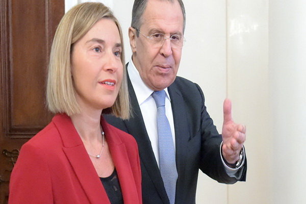 در دیدار با لاوروف؛ موگرینی:روسیه و اتحادیه اروپا با یکدیگر اختلاف دارند