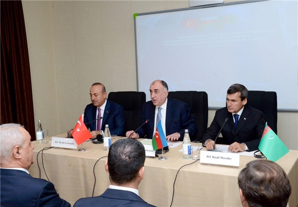 پایان چهارمین نشست وزرای خارجه ترکیه، جمهوری آذربایجان و ترکمنستان در باکو