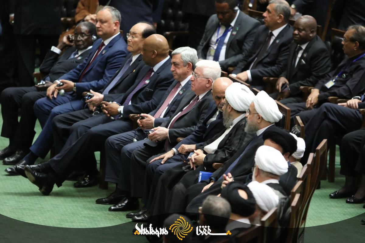 حضور سرژ سرکیسیان، رئیس جمهور ارمنستان در مراسم تحلیف دکتر حسن روحانی