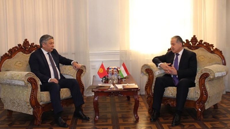 دیدار وزیران امور خارجه تاجیکستان و قرقیزستان در دوشنبه