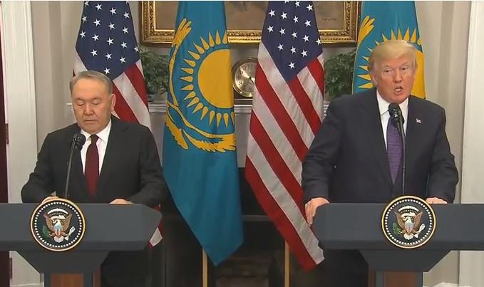 ترامپ: قزاقستان شریک راهبردی ما در آسیای مرکزی است