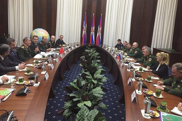 دیدار مقامات ارشد نظامی و اطلاعاتی ترکیه و روسیه در مسکو