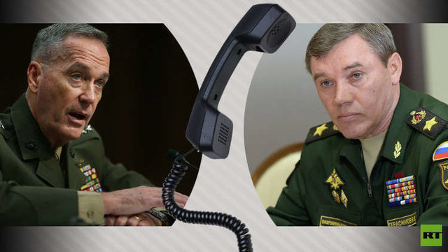 تماس تلفنی روسای ستاد روسیه و آمریکا پیرامون سوریه