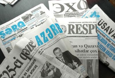 سرخط روزنامه های جمهوری آذربایجان – شنبه 7 بهمن