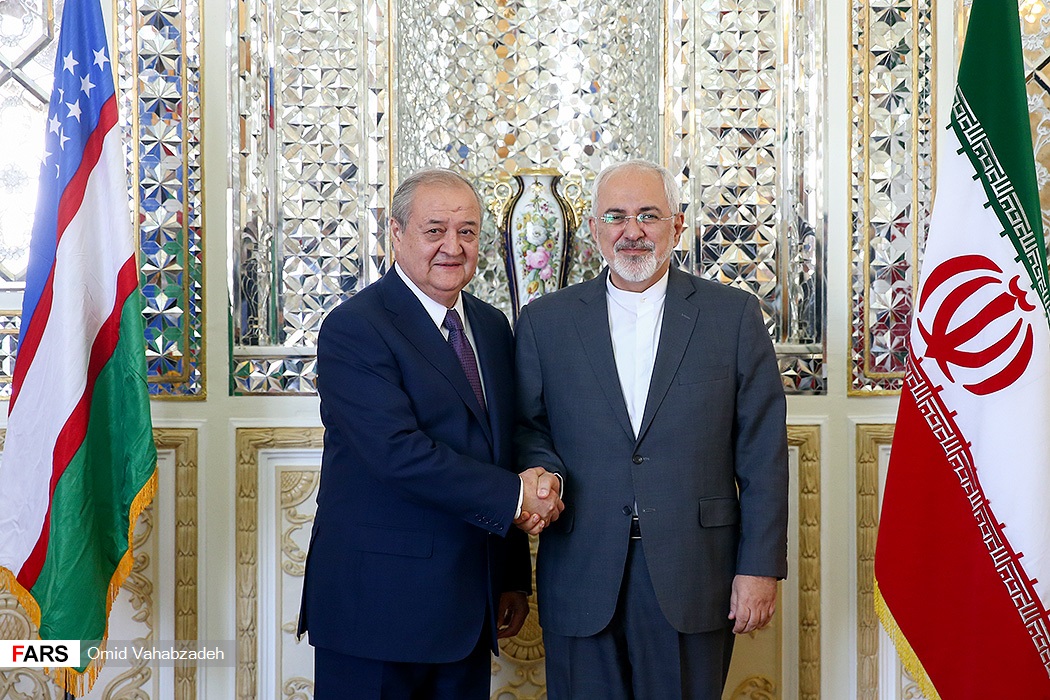 وزیر خارجه ازبکستان با ظریف دیدار کرد