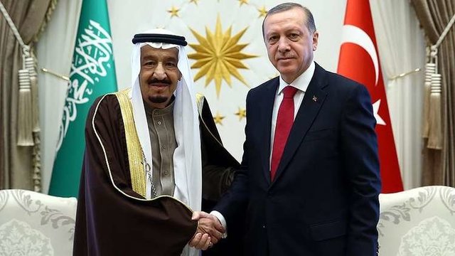 گفت‌وگوی تلفنی اردوغان و پادشاه عربستان درباره سوریه