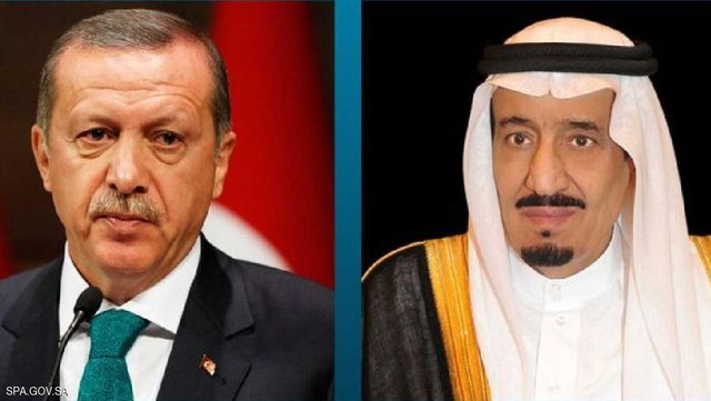 تبریک پادشاه عربستان به اردوغان