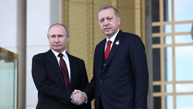 رایزنی تلفنی پوتین و اردوغان درباره سوریه