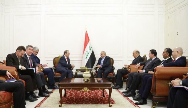 دیدار معاون لاوروف با عمار حکیم و نخست‌وزیر عراق