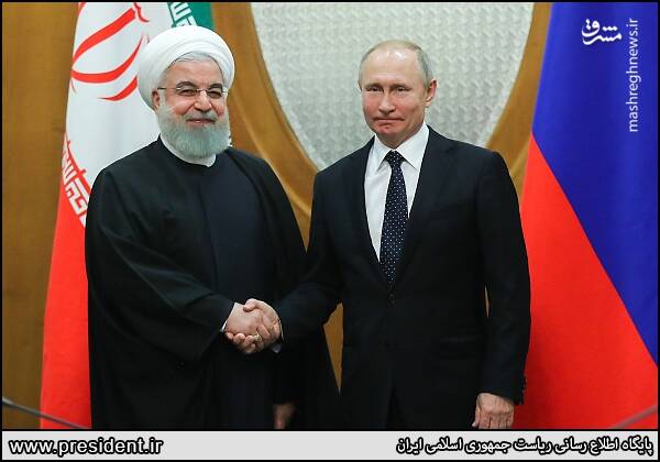روحانی: از سرمایه‌گذاری شرکت‌های روسی در ایران استقبال می‌کنیم/ پوتین: روسیه با قدرت از حفظ برجام حمایت می‌کند