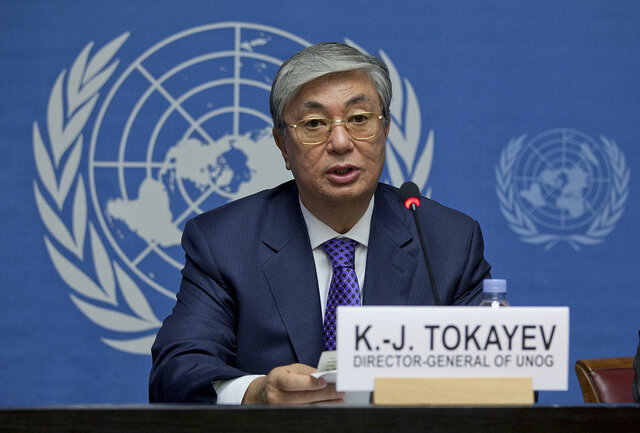 رئیس جمهوری موقت قزاقستان نخستین کاندیدای ریاست جمهوری