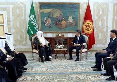 دیدار رئیس مجلس مشورتی سعودی با رئیس‌جمهور قرقیزستان