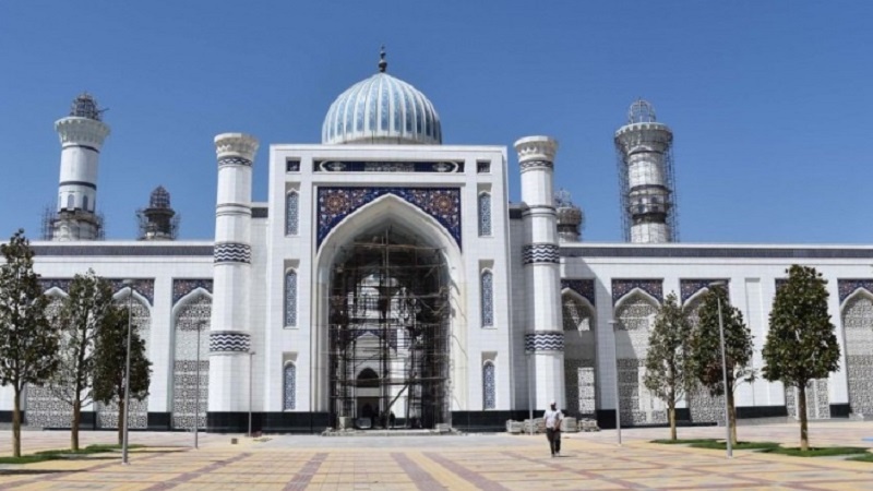 افتتاح بزرگترین مسجد آسیای مرکزی درتاجیکستان در ماه اکتبر