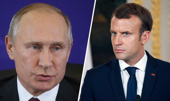 رایزنی تلفنی رؤسای جمهور روسیه و فرانسه با محوریت وضعیت شمال شرق سوریه