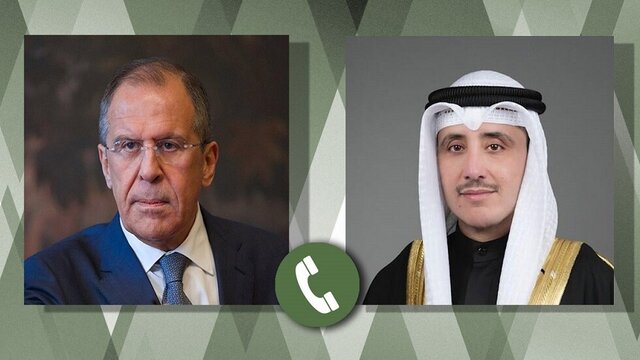 گفت‌وگوی تلفنی وزرای خارجه روسیه و کویت