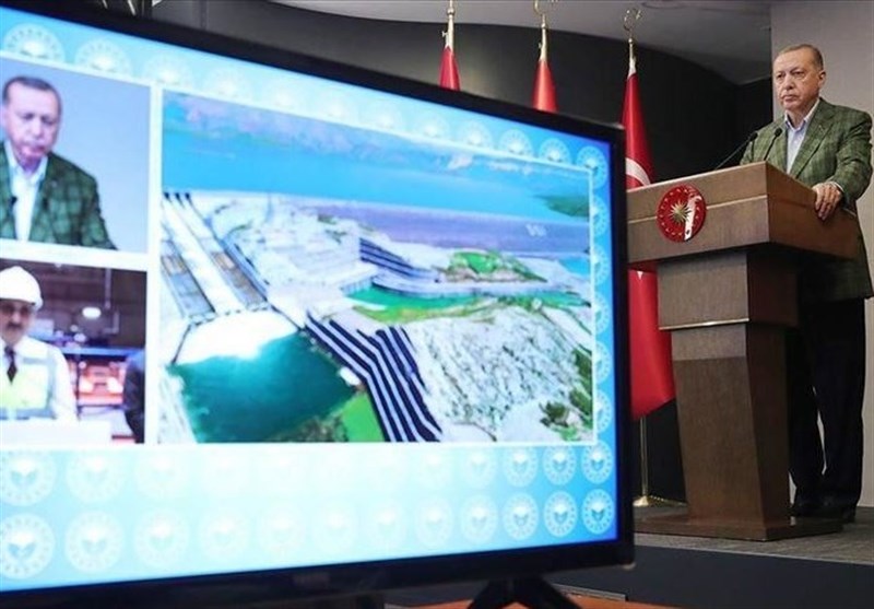 راه اندازی نخستین توربین تولید برق سد "ایلیسو" ترکیه