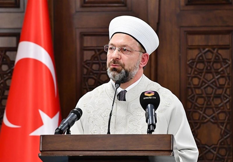 رئیس سازمان دیانت ترکیه: مبارزه ما تا آزادی قدس ادامه خواهد یافت