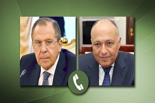 وزرای خارجه روسیه و مصر گفتگو کردند