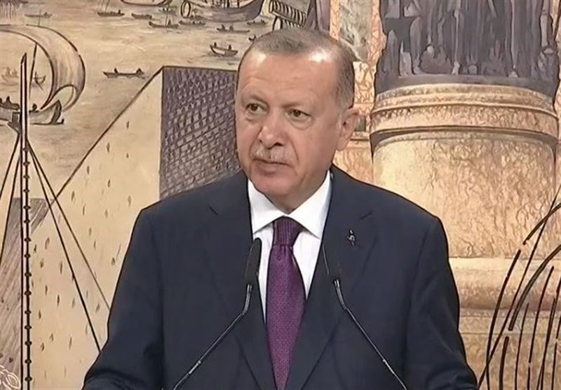 اردوغان: در دفاع از حقوق دریایی خود و ترک‌های قبرس مصمم هستیم