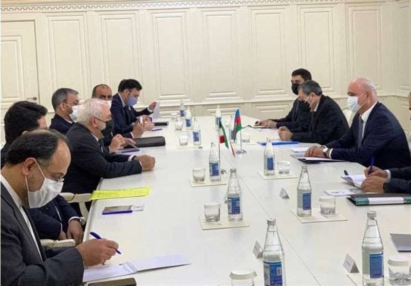 دیدار ظریف با معاون نخست‌وزیر جمهوری آذربایجان