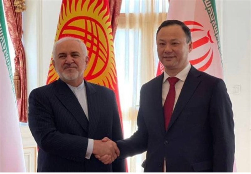 ظریف با همتای قرقیزستانی خود دیدار و گفت‌وگو کرد