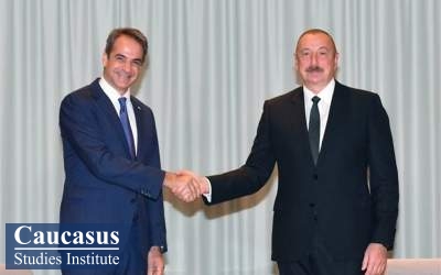 دیدار رئیس‌جمهور آذربایجان با نخست‌وزیر یونان