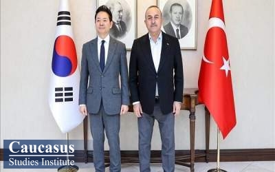 دیدار چاووش‌اوغلو با نماینده ویژه رئیس‌جمهور کره جنوبی