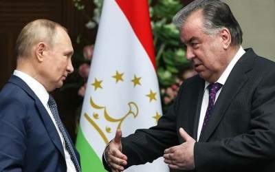 گفتگوی تلفنی روسای جمهور تاجیکستان و روسیه